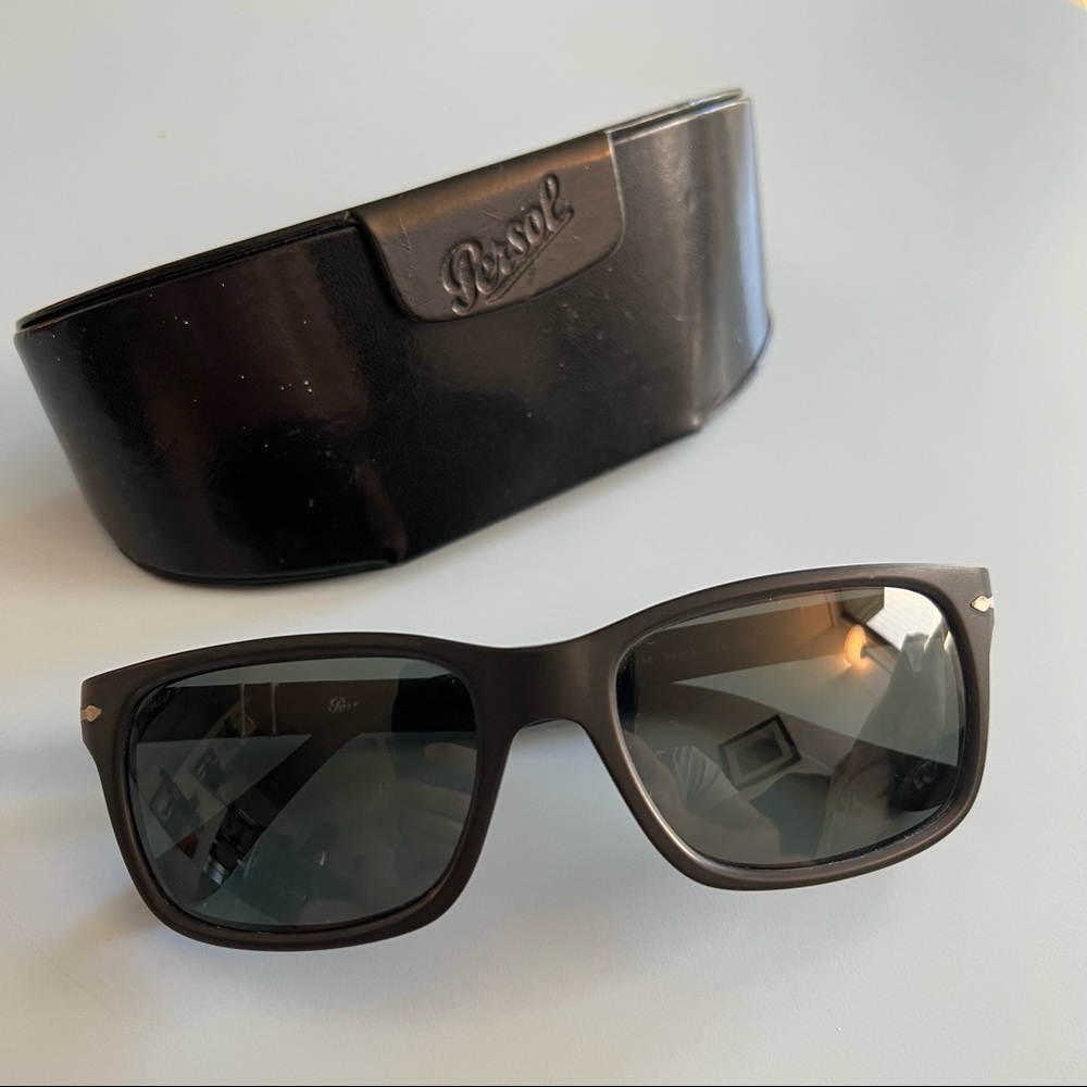 Persol Black Polorized Sunglasses